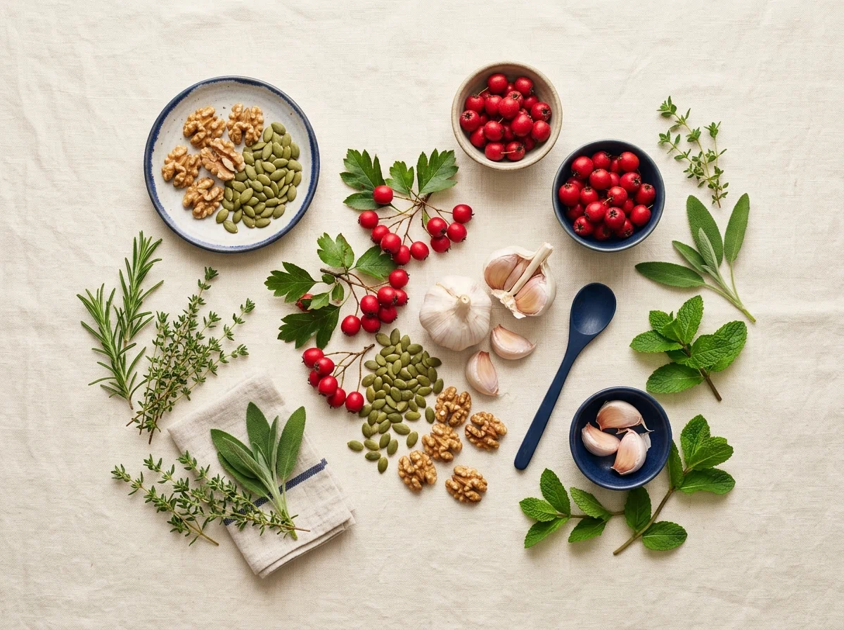 Botanical wellness ingredients - omega-3 and plant extracts for heart health